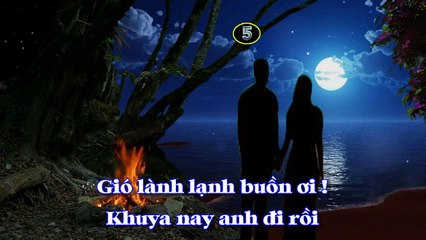 [Karaoke] KHUYA NAY ANH ĐI RỒI - Châu Kỳ (Giọng Nữ)