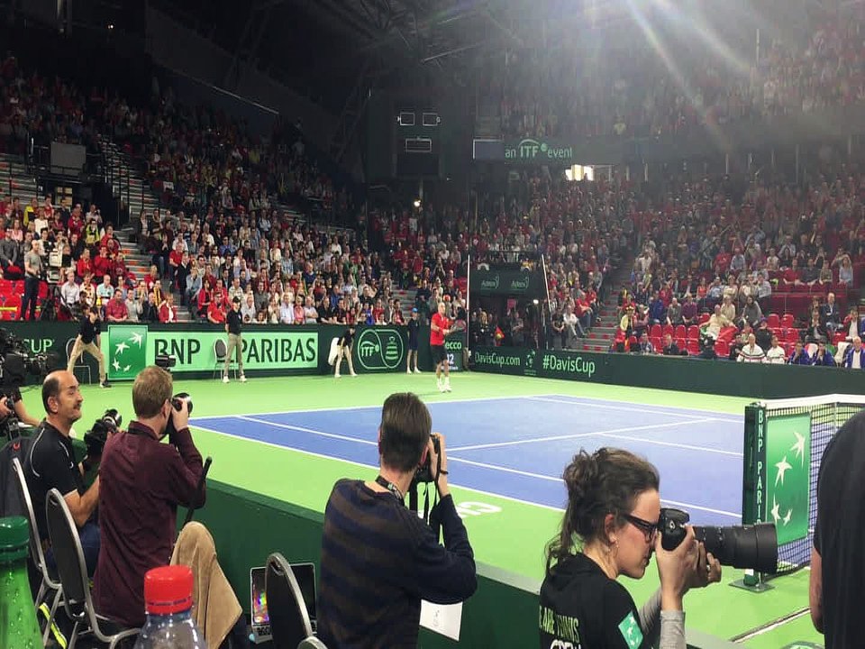 Revivez la balle de match de Darcis face à Lorenzi en Coupe Davis