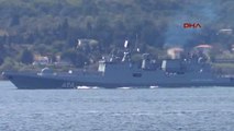 Çanakkale Rus Çıkarma Gemisi Çanakkale Boğazı'ndan Geçti