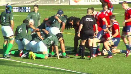 REPLAY USA / PORTUGAL RUGBY EUROPE U18 CHAMPIONSHIP 2017
