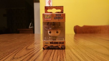 Rick Grimes Pop Toy Keychain