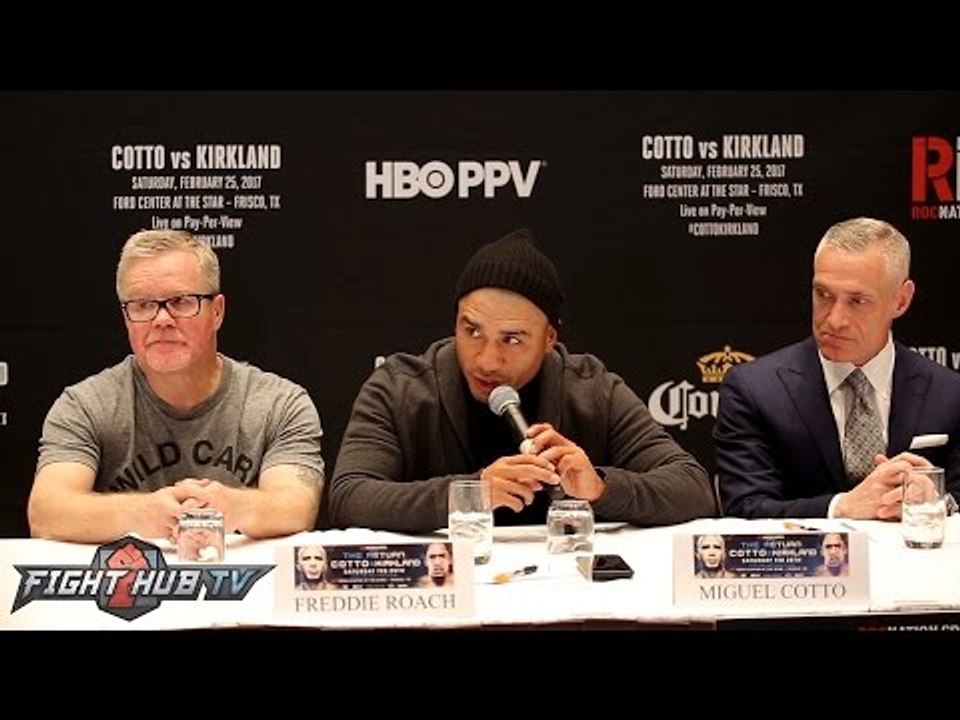 Miguel Cotto vs. James Kirkland Full Kickoff Press Conference - New York