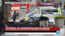 Le premier ministre suédois confirme que Stockholm a été la cible d'une attaque terroriste