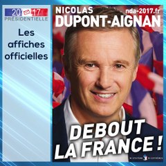 Les affiches officielles des candidats à la présidentielle - Visactu