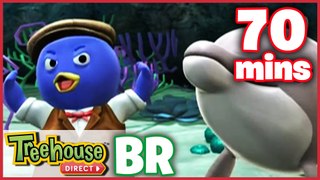 Os Backyardigans Desenho Animado - Episódios 53-55 Compilação De 70 mins Para Crianças