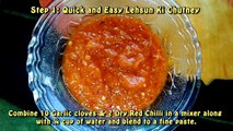 Besan Ki Roti And Chutney Recipes Video - Lehsan Mirch Ki Chatni Recipes - Gram Flour Roti