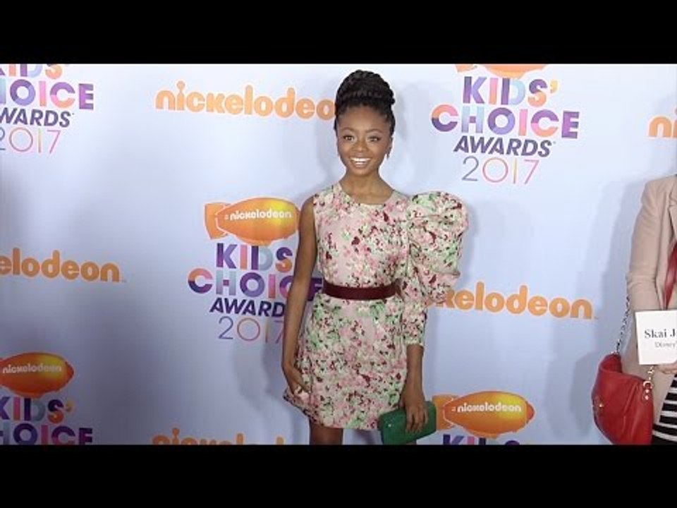 Skai Jackson 2017 Kids' Choice Awards Orange Carpet