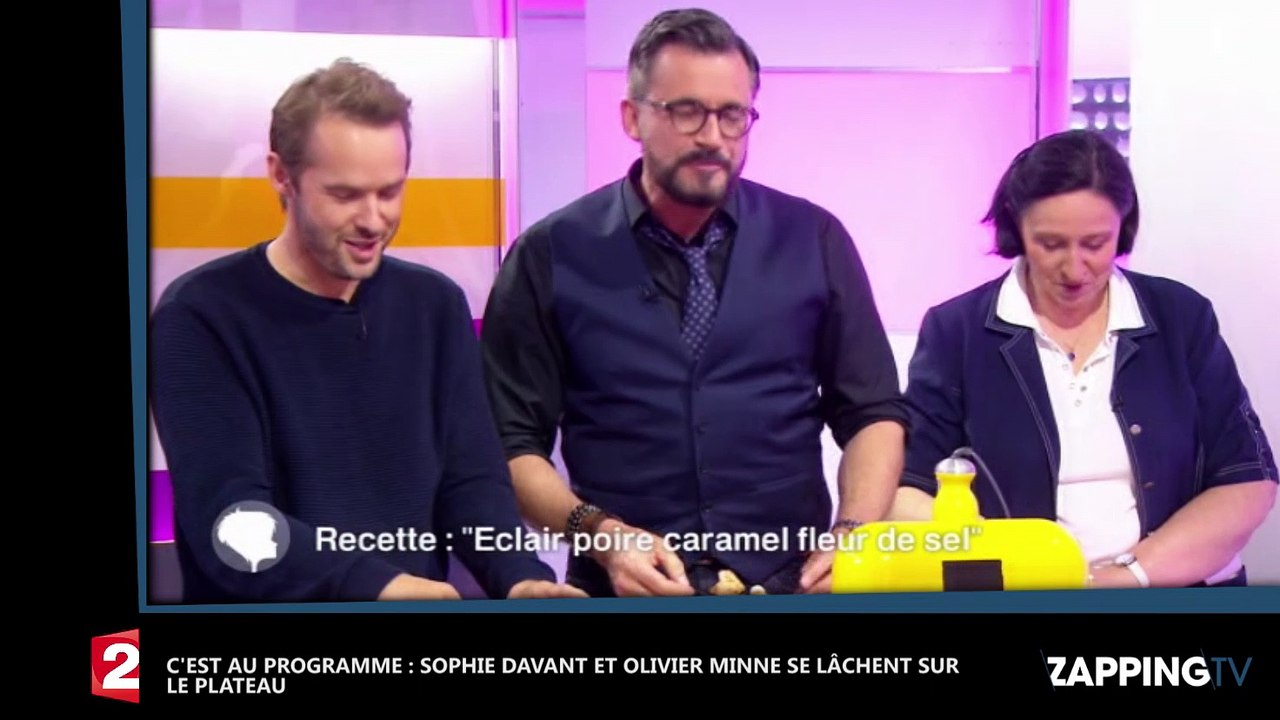 C'est au programme : Olivier Minne et Sophie Davant enchaînent les allusions coquines (Vidéo)