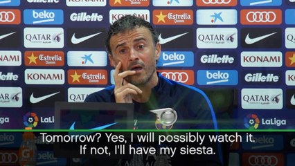 Enrique plans siesta during Madrid derby