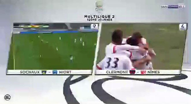 Renaud Ripart Goal HD - Clermont 0-1 Nimes 07.04.2017