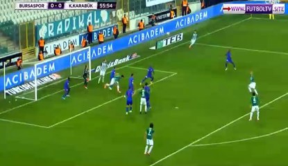 Kubilay Kanatsizkus Goal HD - Bursaspor 1-0 Karabukspor 07.04.2017