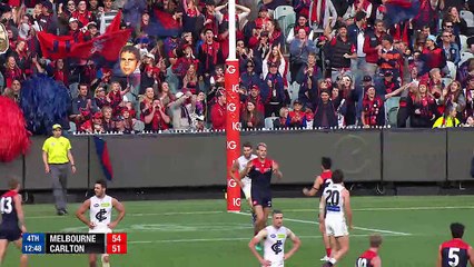 Melbourne vs Carlton: Fourth Quarter - Round 2, 2017