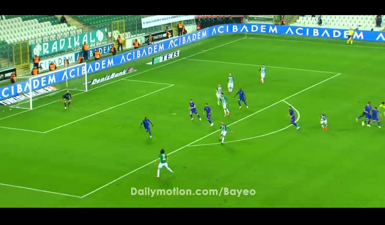 Kubilay Kanatsizkus Goal HD - Bursaspor 1-0 Kardemir Karabuk - 07.04.2017