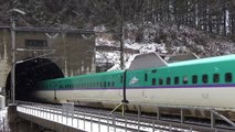 青函トンネルを走る新幹線。 青函トンネル入口広場にて Hokkaido Shinkansen