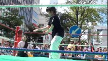 EWAアマチュアプロレス2016年7月3日四番街祭り大会「ヌンチャク演武」