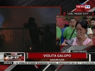 QRT: Panayam kay Violita Galupo, nasunugan