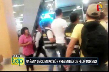 PJ evaluará mañana pedido de prisión preventiva para Félix Moreno