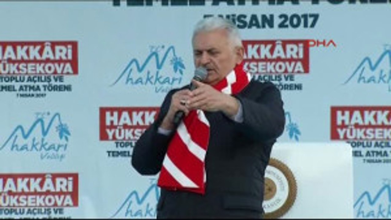 Hakkari- Başbakan Binali Yıldırım Hakkari'de Konuştu- 3