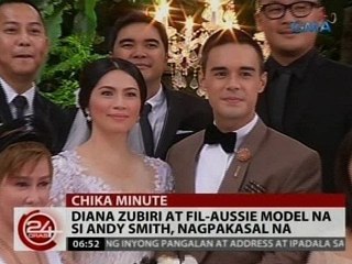 24 Oras: Diana Zubiri at Fil-Aussie Model na si Andy Smith, nagpakasal na