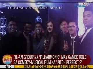 UB: Fil-Am group na 'FilHarmonic,' may cameo role sa comedy-musical film na 'Pitch Perfect 2'
