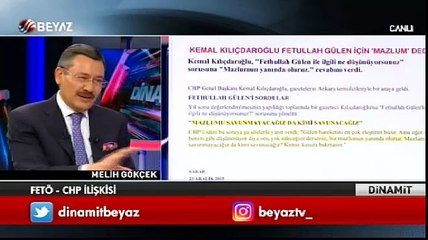 Melih Gökçek: Kılıçdaroğlu Gülen'e 'Mazlum' deyip sahip çıktı