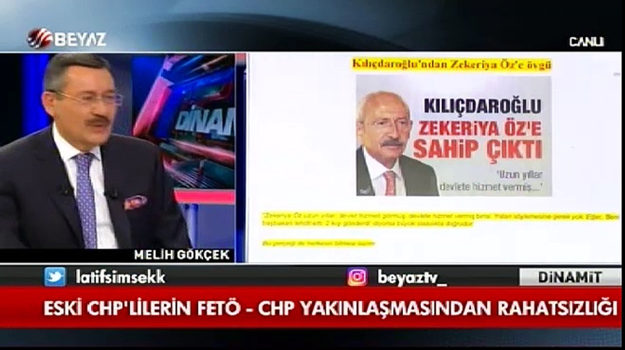 Melih Gökçek: Kılıçdaroğlu Zekeriye Öz'e sahip çıktı