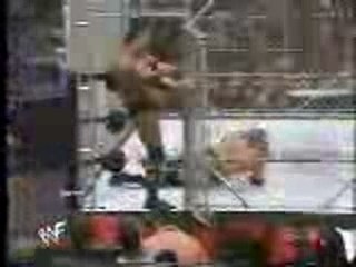 The Rock Vs Trile H (Steel Cage)