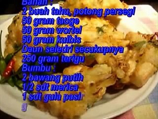 Foods!! Cara Membuat Resep Bakwan Sayur Tahu Putih Menu Buka Puasa