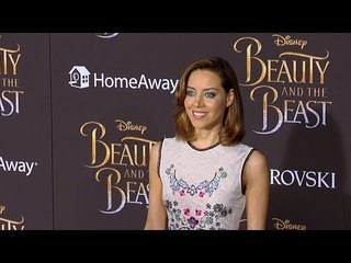 Aubrey Plaza "Beauty and the Beast" World Premiere Red Carpet