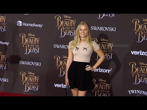 Carly Schroeder Beauty and the Beast World Premiere Red Carpet