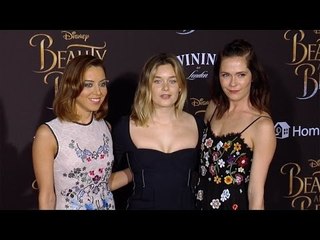 Aubrey Plaza, Rachel Keller, Katie Aselton "Beauty and the Beast" World Premiere