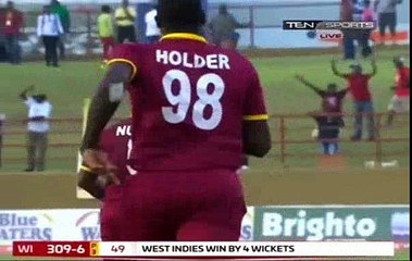 West Indies defeats Pakistan with a record win scoring 150+ in last 16 overs