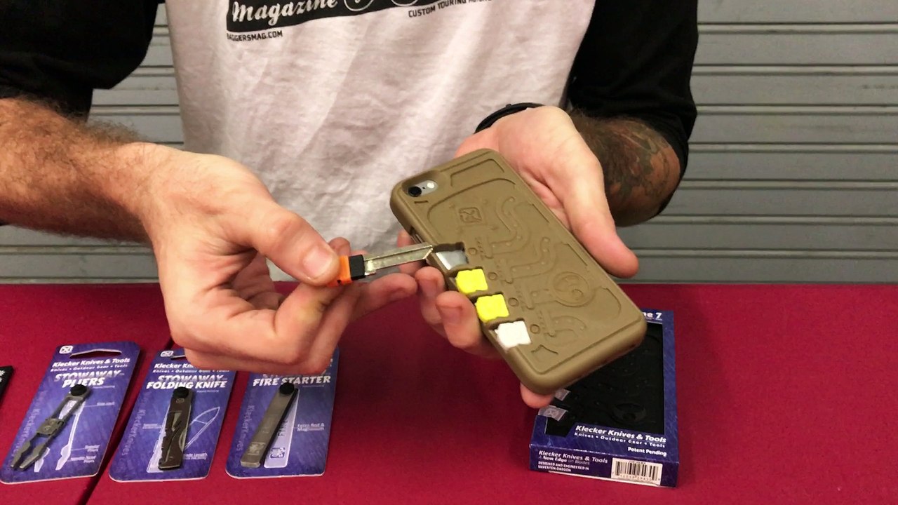 Klecker Stowaway iPhone Case Tools