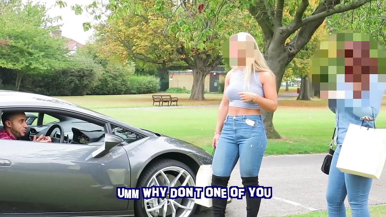 Ultimate Lamborghini GOLD DIGGER Pick Up Prank