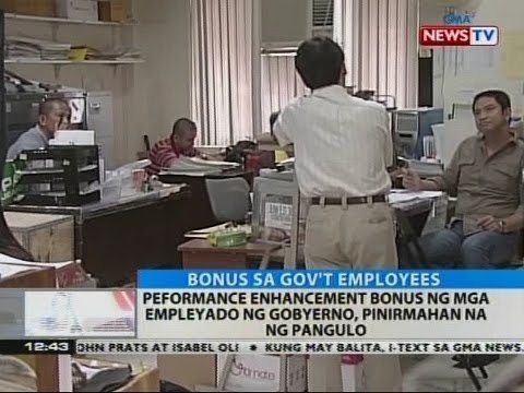 BT: Performance enhancement bonus ng mga empleyado ng gobyerno, pinirmahan na ng Pangulo