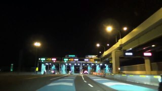 [HD車載] 名古屋高速3号大高線 名古屋南JCT～鶴舞南JCT 都心環状線接続 2014.09.03 深夜 等速