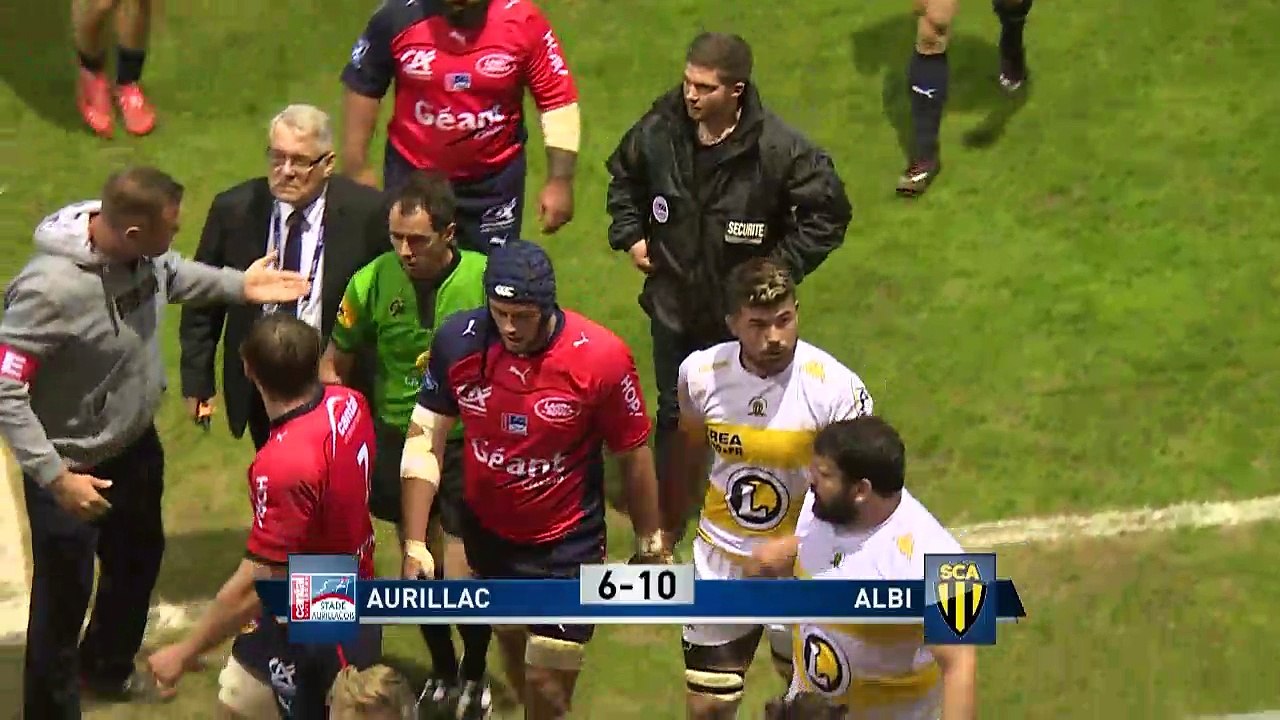 J27 Résumé Stade Aurillacois - SC Albi - PRO D2 - Saison 2016-2017