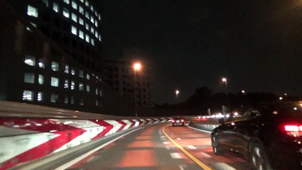[HD車載] 首都高速4号新宿線 三宅坂JCT～中央自動車道 石川PA 2014.06.18 夜 等速