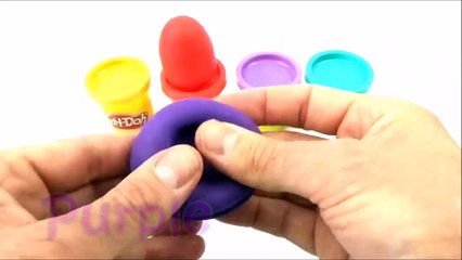 Learn Colors Shape ounds with Play Doh Surprise Eggs – What shape will t