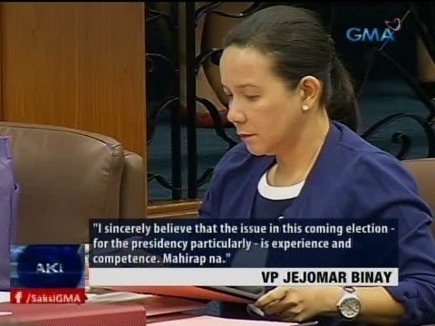 Saksi: VP Binay, nirerespeto ang desisyon ni Sen. Poe na hindi siya makatambal sa Eleksyon 2016
