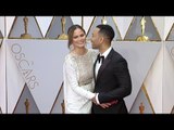 Chrissy Teigen and John Legend 2017 Oscars Red Carpet