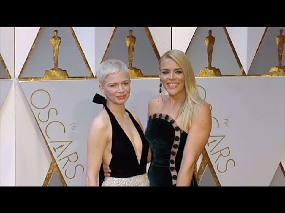 Michelle Williams and Busy Philipps 2017 Oscars Red Carpet