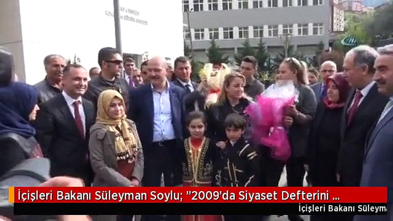 İçişleri Bakanı Süleyman Soylu: "2009'da Siyaset Defterini Kapatmıştım"