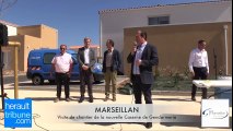 MARSEILLAN - 2017 - VISITE DE CHANTIER DE LA NOUVELLE CASERNE DE GENDARMERIE 07 AVRIL 2017