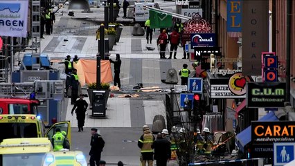 Al menos cuatro muertos en atentado en Estocolmo