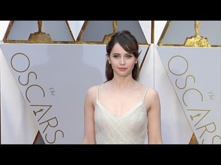 Felicity Jones 2017 Oscars Red Carpet