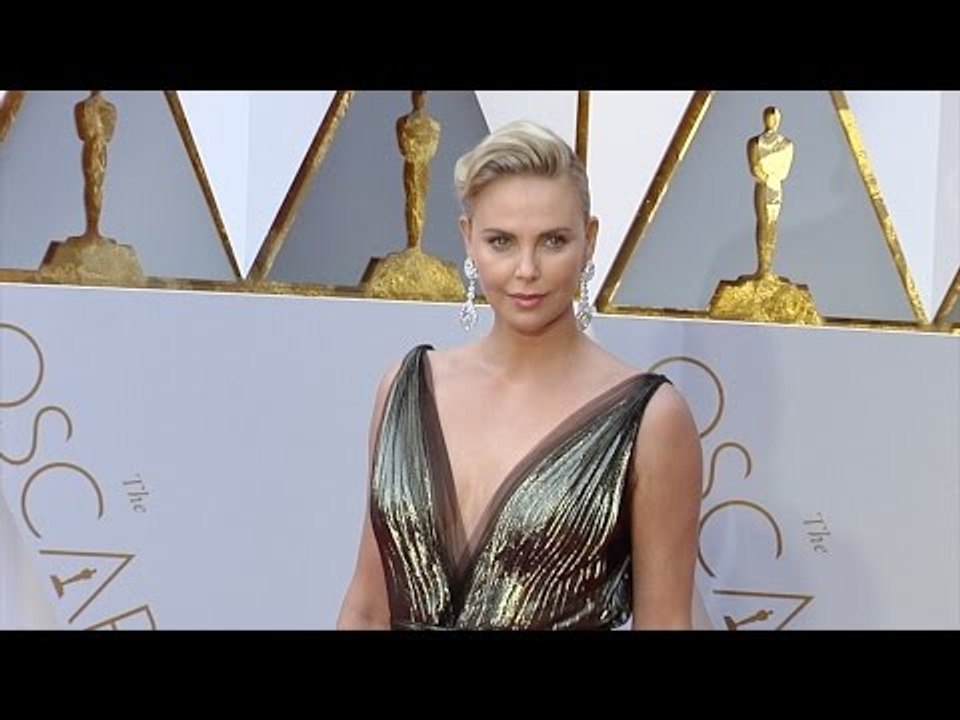 Charlize Theron 2017 Oscars Red Carpet