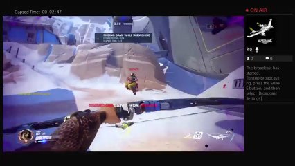 Playing Overwatch live on ps4 easy bots we are going to win a lot (5)