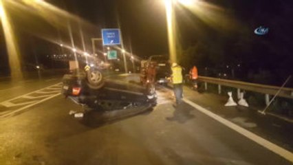 Takla Atan Otomobilden, Burnu Bile Kanamadan Çıktı