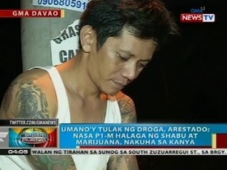 Nasa P1-M halaga ng shabu at marijuana, nakuha mula sa umano'y tulak ng droga sa Davao City